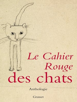 cover image of Le cahier rouge des chats